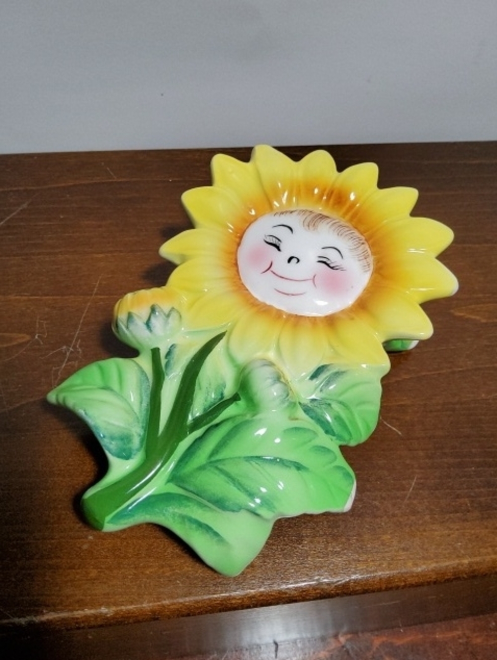 Vintage Japan Sunflower Wall Pocket - Picture 7 of 7